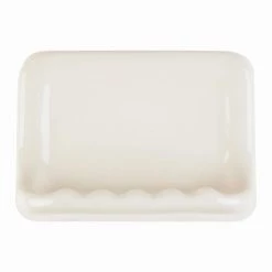 Bathroom Accessories Almond 4-3/4 in. x 6-3/8 in. Soap Dish Wall Accessory by Daltile