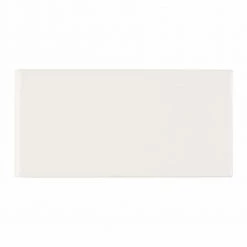 Rittenhouse Square Arctic White 3 in. x 6 in. Ceramic Bullnose Wall Tile (0.125 sq. ft. / piece) by Daltile