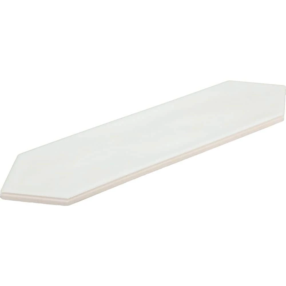 LuxeCraft Arctic White Glossy 3 in. x 12. in. Glazed Ceramic Picket Wall Tile (8.8 sq. ft./Case) by Daltile 6 LuxeCraft Arctic White Glossy 3 in. x 12. in. Glazed Ceramic Picket Wall Tile (8.8 sq. ft./Case) by Daltile - Image 4