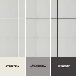 Restore Ash Gray 4-1/4 in. x 4-1/4 in. Glazed Ceramic Wall Tile (12.5 sq. ft./case) by Daltile -Daltile Sales Store ash gray daltile ceramic tile x114441p2 1d 1000