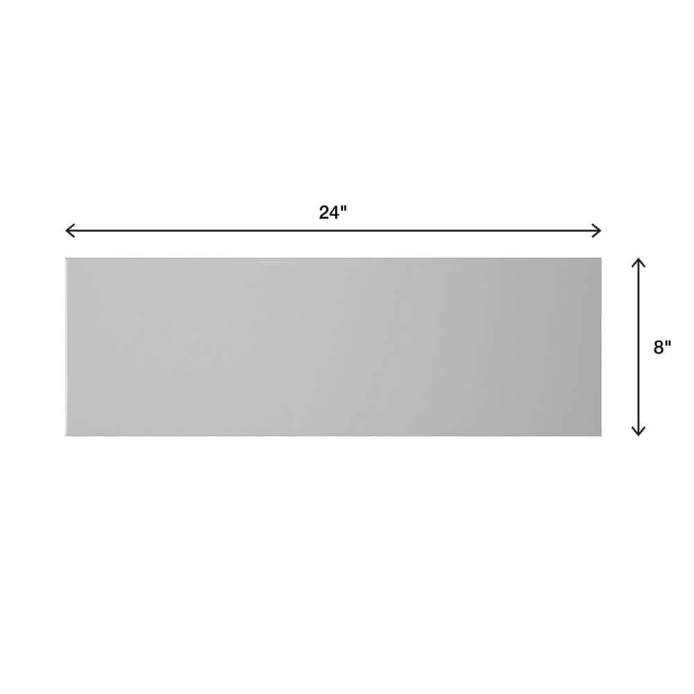 Restore Ash Gray 8 in. x 24 in. Glazed Ceramic Wall Tile (13.3 sq. ft./Case) by Daltile 7 Restore Ash Gray 8 in. x 24 in. Glazed Ceramic Wall Tile (13.3 sq. ft./Case) by Daltile - Image 5