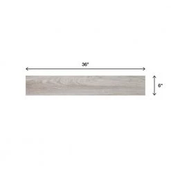 Regent Grove Ash Gray 6 in. x 36 in. Glazed Porcelain Floor and Wall Tile (348 sq. ft./Pallet) by Daltile -Daltile Sales Store ash gray daltile porcelain tile rg05636hdpl1pr 66 1000