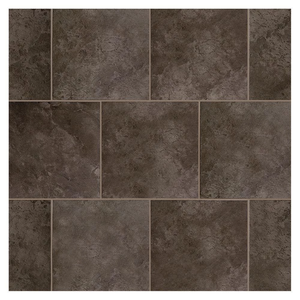 Continental Slate Asian Black 12 in. x 12 in. Porcelain Floor and Wall Tile (15 sq. ft. / case) by Daltile 3 Continental Slate Asian Black 12 in. x 12 in. Porcelain Floor and Wall Tile (15 sq. ft. / case) by Daltile