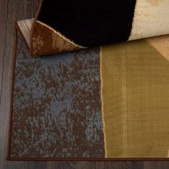 Optimum Napoli Beige/Black 5 ft. x 7 ft. Geometric Area Rug by Home Dynamix -Daltile Sales Store beige black home dynamix area rugs 2 hd973 996 4f 1000