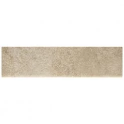 Portland Stone Beige Matte 3 in. x 12 in. Glazed Ceramic Bullnose Trim Tile (0.2357 sq. ft./Piece) by Daltile