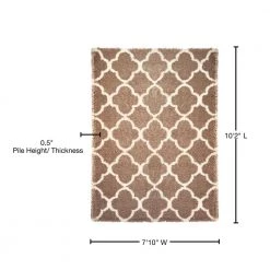 Ventura Roslin Beige/Ivory 8 ft. x 10 ft. Trellis Area Rug by Home Dynamix -Daltile Sales Store beige ivory home dynamix area rugs 1 7859 185 76 1000