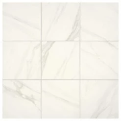 Selwyn Bianco Calacatta 12 in. x 12 in. Glazed Porcelain Floor and Wall Tile (14.55 sq. ft. / Case) by Daltile