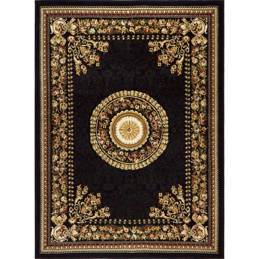 Optimum Black/Multi 8 ft. x 10 ft. Indoor Area Rug by Home Dynamix 3 Optimum Black/Multi 8 ft. x 10 ft. Indoor Area Rug by Home Dynamix