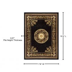 Optimum Black/Multi 8 ft. x 10 ft. Indoor Area Rug by Home Dynamix 17 Optimum Black/Multi 8 ft. x 10 ft. Indoor Area Rug by Home Dynamix -Daltile Sales Store black beige home dynamix area rugs 1 11023 450 76 1000