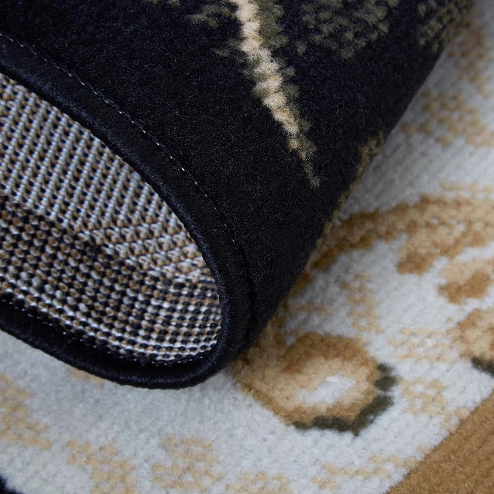 Optimum Black/Beige 8 ft. x 10 ft. Geometric Area Rug by Home Dynamix 7 Optimum Black/Beige 8 ft. x 10 ft. Geometric Area Rug by Home Dynamix - Image 5