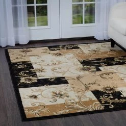 Optimum Black/Beige 8 ft. x 10 ft. Geometric Area Rug by Home Dynamix 13 Optimum Black/Beige 8 ft. x 10 ft. Geometric Area Rug by Home Dynamix -Daltile Sales Store black beige home dynamix area rugs 1 11025 450 40 1000
