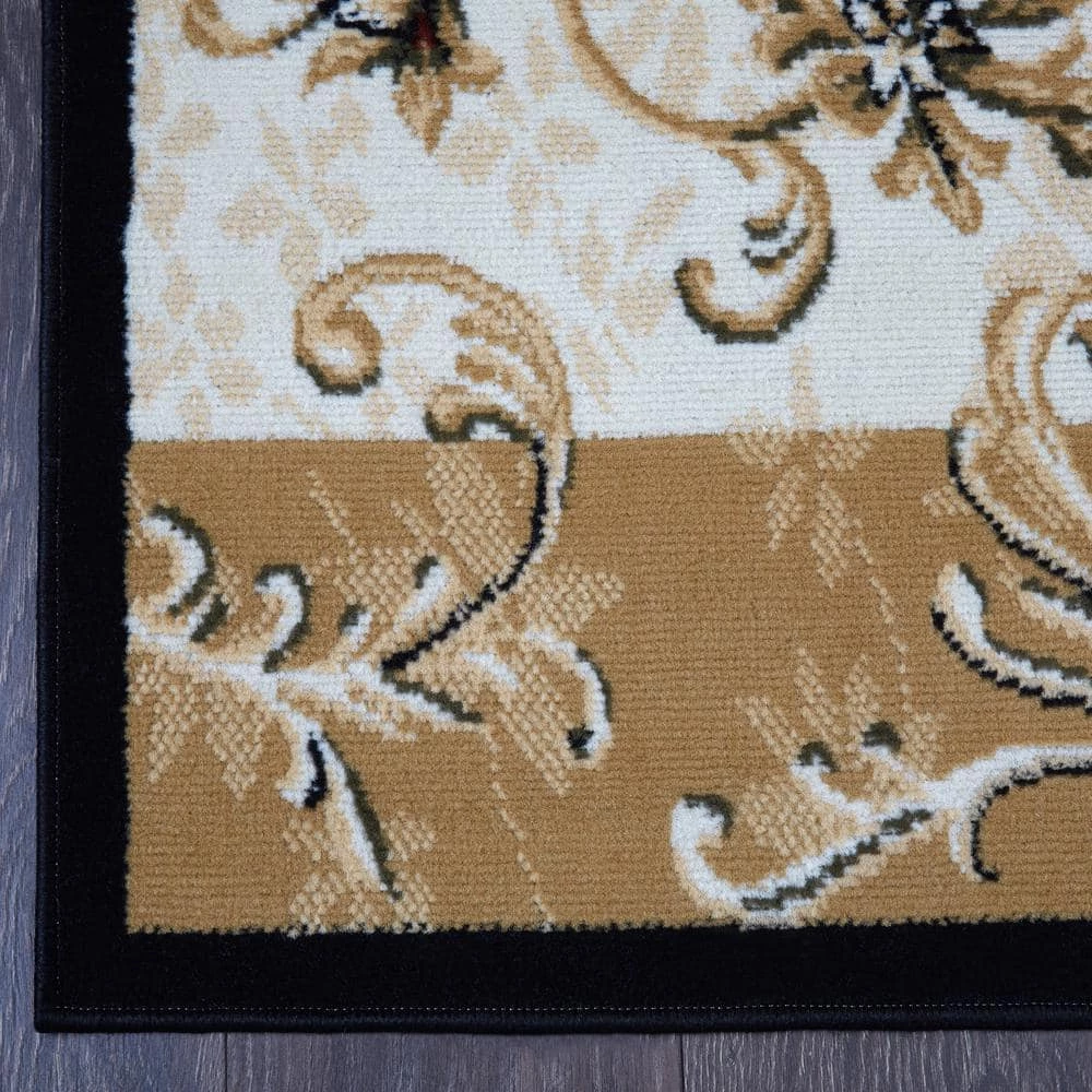 Optimum Black/Beige 8 ft. x 10 ft. Geometric Area Rug by Home Dynamix 6 Optimum Black/Beige 8 ft. x 10 ft. Geometric Area Rug by Home Dynamix - Image 4