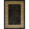 Optimum Eros Black/Beige 4 ft. x 5 ft. Geometric Area Rug by Home Dynamix