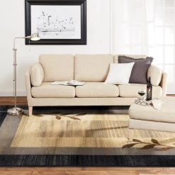 Royalty Clover Black/Blue 5 ft. x 7 ft. Geometric Area Rug by Home Dynamix -Daltile Sales Store black blue home dynamix area rugs 2 hd602j 47 a0 1000