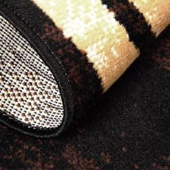 Premium Nile Black/Brown 5 ft. x 7 ft. Geometric Area Rug by Home Dynamix -Daltile Sales Store black brown home dynamix area rugs 2 hd1879 502 1f 1000