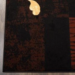 Premium Nile Black/Brown 5 ft. x 7 ft. Geometric Area Rug by Home Dynamix -Daltile Sales Store black brown home dynamix area rugs 2 hd1879 502 c3 1000
