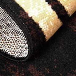 Ariana Black/Brown 5 ft. x 7 ft. 3-Piece Geometric Area Rug Set by Home Dynamix -Daltile Sales Store black brown home dynamix rug sets 3s hd1879 502 44 1000