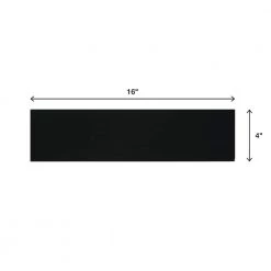 Restore 4 in. x 16 in. Glazed Ceramic Black Subway Tile (13.2 sq. ft./case) by Daltile -Daltile Sales Store black daltile ceramic tile k1114161p2 a0 1000
