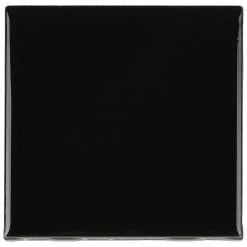 Restore Black 4-1/4 in. x 4-1/4 in. Glazed Ceramic Wall Tile (12.5 sq. ft. / case) by Daltile