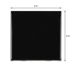 Restore Black 4-1/4 in. x 4-1/4 in. Glazed Ceramic Wall Tile (12.5 sq. ft. / case) by Daltile -Daltile Sales Store black daltile ceramic tile k111441p1 66 1000