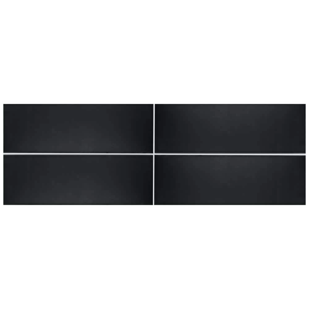 Restore Black 8 in. x 24 in. Glazed Ceramic Wall Tile (13.3 sq. ft./Case) by Daltile 6 Restore Black 8 in. x 24 in. Glazed Ceramic Wall Tile (13.3 sq. ft./Case) by Daltile - Image 4