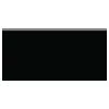 Rittenhouse Square 3 in. x 6 in. Black Ceramic Bullnose Wall Tile (0.125 sq. ft. / piece) by Daltile -Daltile Sales Store black daltile tile trim k111s4369mod1p2 64 1000