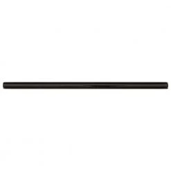 Restore Black 1/2 in. x 12 in. Glazed Ceramic Jolly Trim Tile (0.04 sq. ft./Piece) by Daltile -Daltile Sales Store black daltile tile trim re18s1 212cc1p2 1f 1000