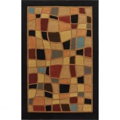 Catalina Black 8 ft. x 10 ft. Indoor Area Rug by Home Dynamix