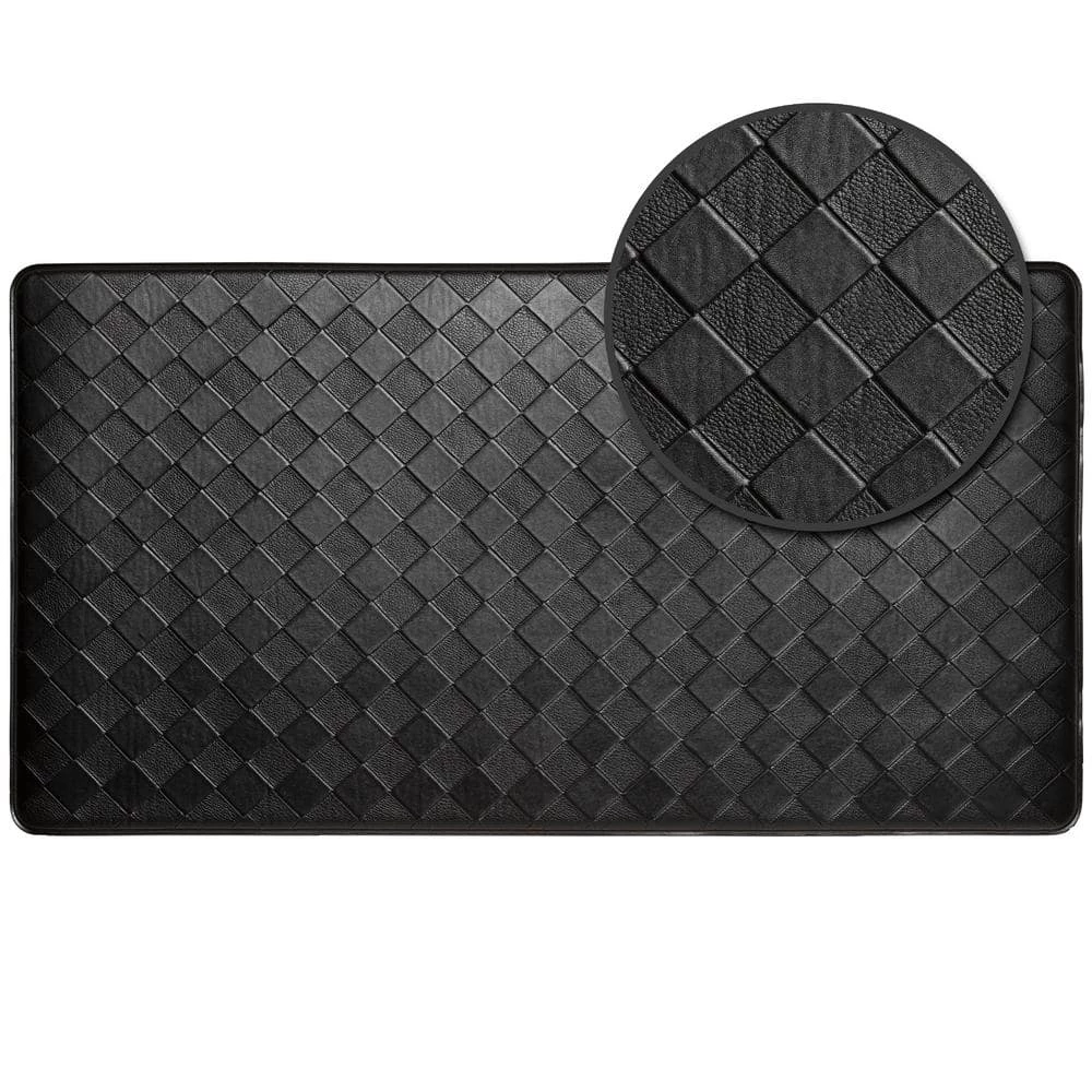 Trenton Solace Black 17 in. x 32 in. Anti Fatigue Kitchen Mat by Home Dynamix 7 Trenton Solace Black 17 in. x 32 in. Anti Fatigue Kitchen Mat by Home Dynamix - Image 5