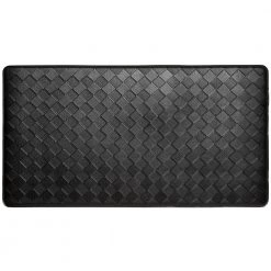 Trenton Solace Black 17 in. x 32 in. Anti Fatigue Kitchen Mat by Home Dynamix