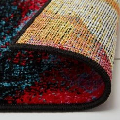 Splash Black/Pink 8 ft. x 10 ft. Abstract Area Rug by Home Dynamix -Daltile Sales Store black pink home dynamix area rugs 1 10708 999 fa 1000