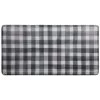 Cat Cora Black/White 19.6 in. x 39 in. Printed Buffalo Check Anti Fatigue Kitchen Mat by Home Dynamix -Daltile Sales Store black white home dynamix kitchen mats 20 cgs17o 64 1000