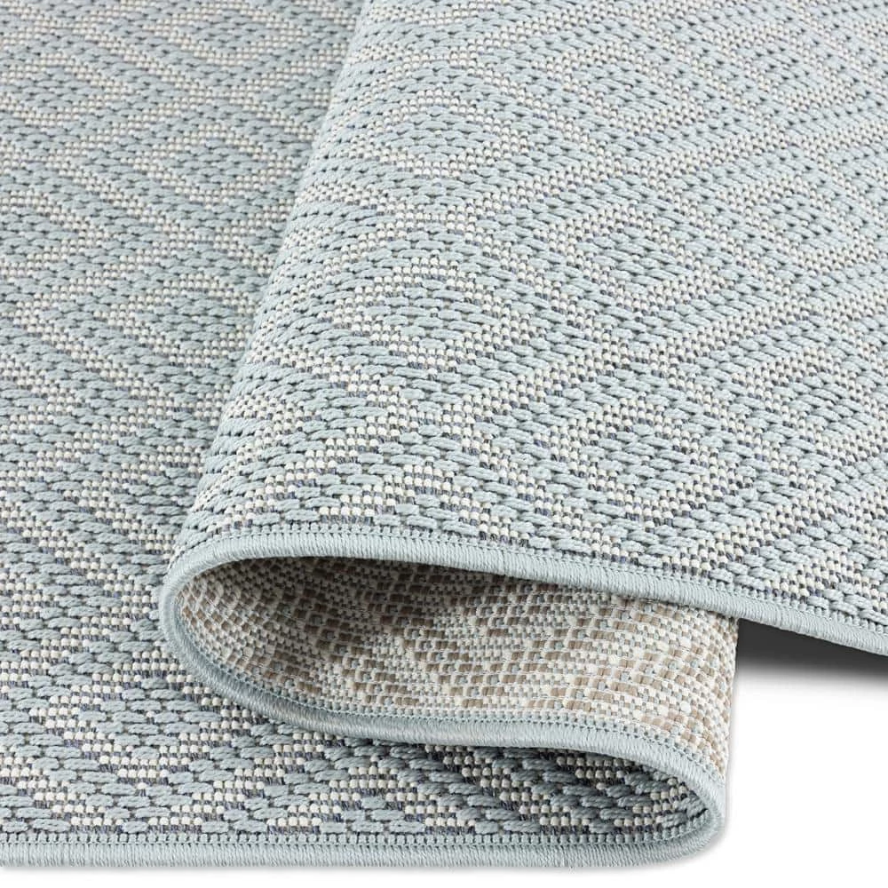 Tripoli Lydia Blue/Cream 8 ft. x 10 ft. Geometric Indoor/Outdoor Area Rug by Home Dynamix 8 Tripoli Lydia Blue/Cream 8 ft. x 10 ft. Geometric Indoor/Outdoor Area Rug by Home Dynamix - Image 6