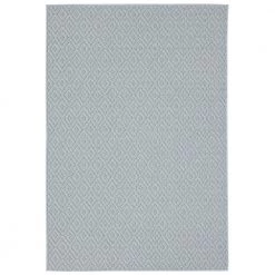 Tripoli Lydia Blue/Cream 8 ft. x 10 ft. Geometric Indoor/Outdoor Area Rug by Home Dynamix