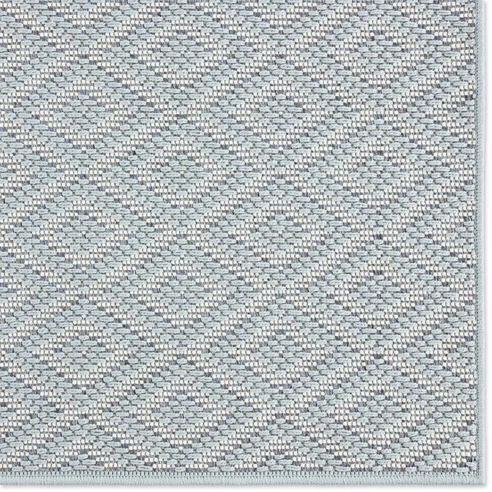 Tripoli Lydia Blue/Cream 8 ft. x 10 ft. Geometric Indoor/Outdoor Area Rug by Home Dynamix 7 Tripoli Lydia Blue/Cream 8 ft. x 10 ft. Geometric Indoor/Outdoor Area Rug by Home Dynamix - Image 5