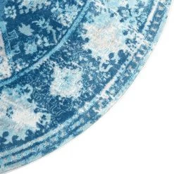 Palmyra Dali Blue/Grey 8 ft. Geometric Round Area Rug by Home Dynamix 10 Palmyra Dali Blue/Grey 8 ft. Geometric Round Area Rug by Home Dynamix -Daltile Sales Store blue grey home dynamix area rugs 8r 13566 309 c3 1000