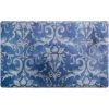 Cozy Living Watercolor Damask Blue 20 in. x 36 in. Anti Fatigue Kitchen Mat by Home Dynamix -Daltile Sales Store blue home dynamix kitchen mats 20 cz15 64 1000
