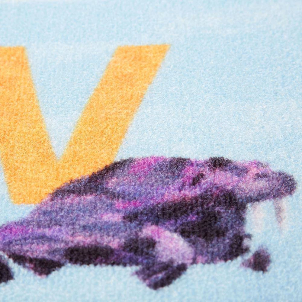 Elementary Zoo Alphabet Blue/Orange 5 ft. x 7 ft. Kids Area Rug by Home Dynamix 11 Elementary Zoo Alphabet Blue/Orange 5 ft. x 7 ft. Kids Area Rug by Home Dynamix - Image 9