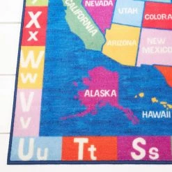 Elementary US Map Blue/Red 7 ft. x 10 ft. Kids Area Rug by Home Dynamix 24 Elementary US Map Blue/Red 7 ft. x 10 ft. Kids Area Rug by Home Dynamix -Daltile Sales Store blue red home dynamix kids rugs 1a ecem02 c3 1000