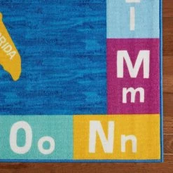 Elementary US Map Blue/Red 3 ft. x 5 ft. Kids Area Rug by Home Dynamix -Daltile Sales Store blue red home dynamix kids rugs 4a ecem02 c3 1000