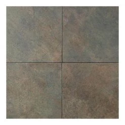 Continental Slate Brazilian Green 18 in. x 18 in. Porcelain Floor and Wall Tile (18 sq. ft. / case) by Daltile
