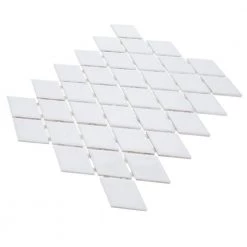 Restore Bright White 12 in. x 13 in. Glazed Ceramic Diamond Mosaic Tile (0.88 sq. ft./Piece) by Daltile 12 Restore Bright White 12 in. x 13 in. Glazed Ceramic Diamond Mosaic Tile (0.88 sq. ft./Piece) by Daltile -Daltile Sales Store bright white daltile ceramic tile re1523harhd1p2 40 1000