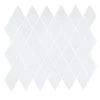 Restore Bright White 12 in. x 13 in. Glazed Ceramic Diamond Mosaic Tile (0.88 sq. ft./Piece) by Daltile -Daltile Sales Store bright white daltile ceramic tile re1523harhd1p2 64 1000
