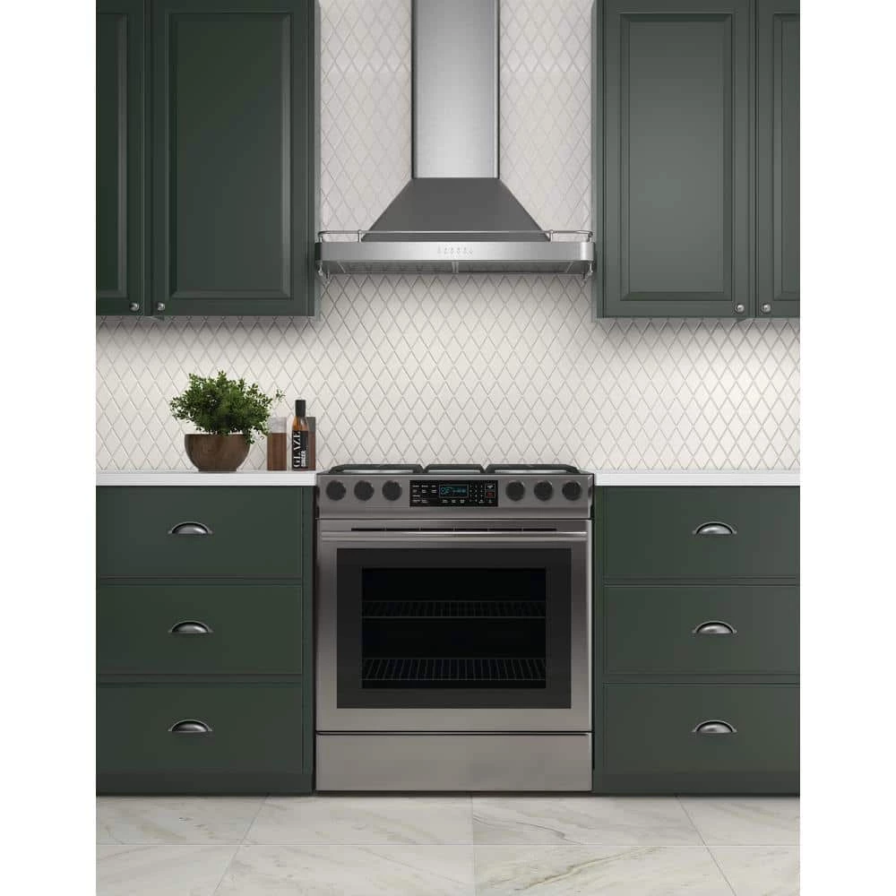 Restore Bright White 12 in. x 13 in. Glazed Ceramic Diamond Mosaic Tile (0.88 sq. ft./Piece) by Daltile 4 Restore Bright White 12 in. x 13 in. Glazed Ceramic Diamond Mosaic Tile (0.88 sq. ft./Piece) by Daltile - Image 2