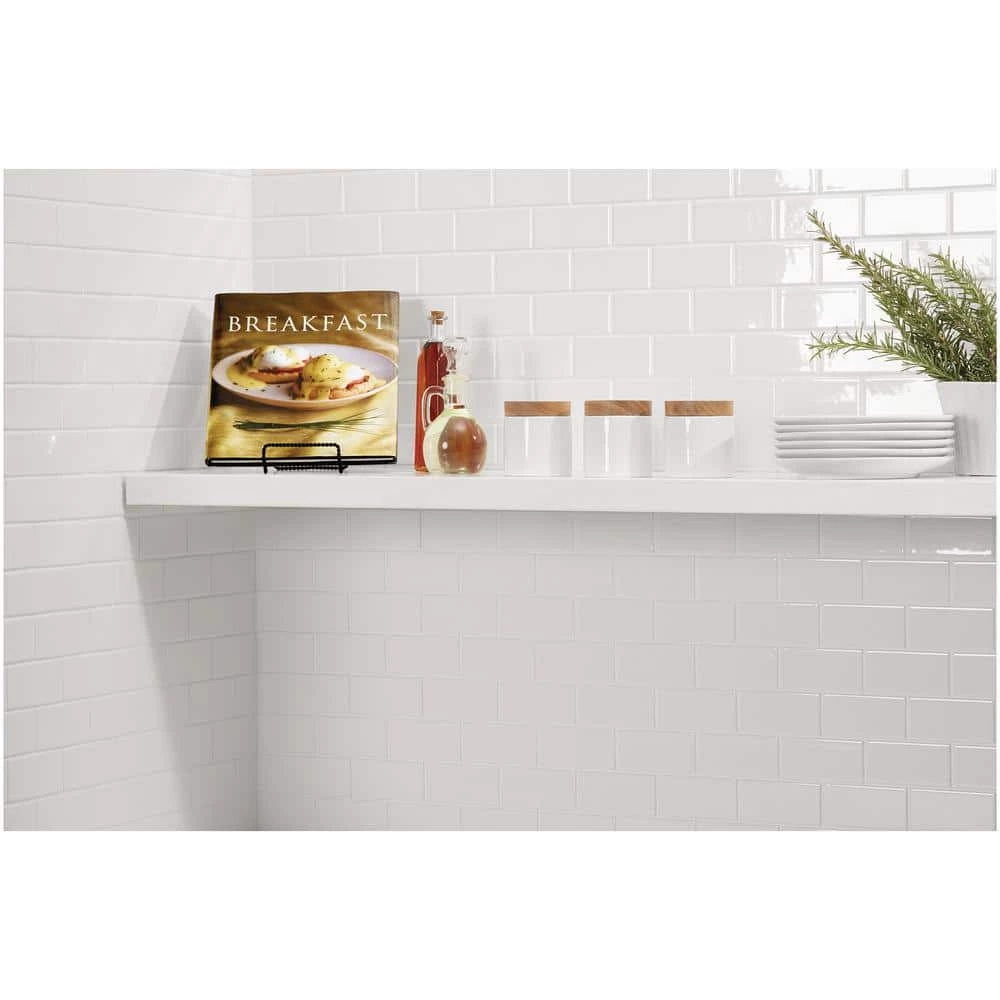 Restore Bright White 12 in. x 12 in. x 6.35 mm Ceramic Mosaic Wall Tile (0.83 sq. ft./ Each) by Daltile 5 Restore Bright White 12 in. x 12 in. x 6.35 mm Ceramic Mosaic Wall Tile (0.83 sq. ft./ Each) by Daltile - Image 3