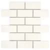 Restore Bright White 12 in. x 12 in. x 6.35 mm Ceramic Mosaic Wall Tile (0.83 sq. ft./ Each) by Daltile