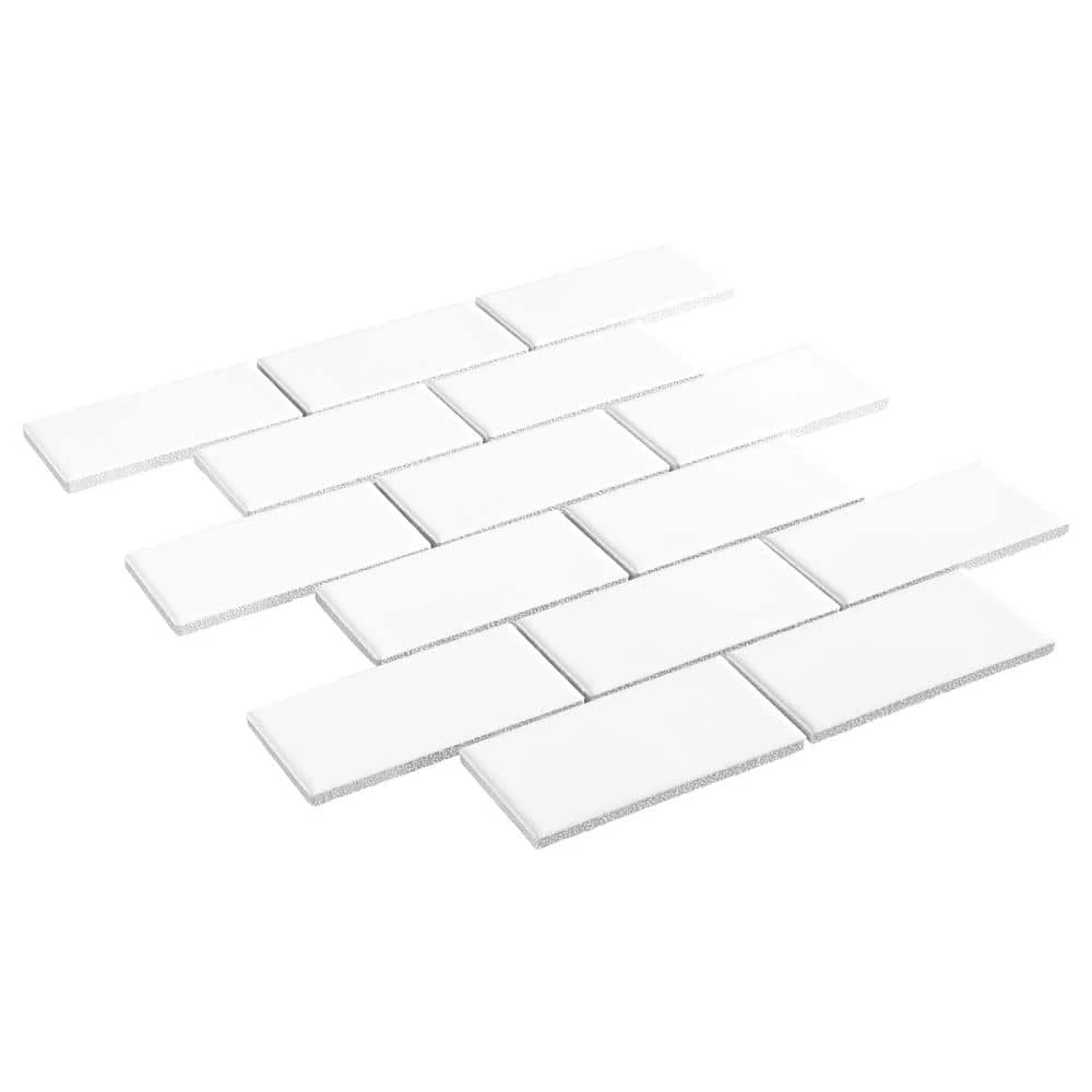 Restore Bright White 12 in. x 12 in. x 6.35 mm Ceramic Mosaic Wall Tile (0.83 sq. ft./ Each) by Daltile 9 Restore Bright White 12 in. x 12 in. x 6.35 mm Ceramic Mosaic Wall Tile (0.83 sq. ft./ Each) by Daltile - Image 7