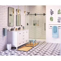 Restore 3 in. x 12 in. Ceramic Bright White Subway Tile (12 sq. ft. / Case) by Daltile -Daltile Sales Store bright white daltile ceramic tile re15312hd1p2 44 1000