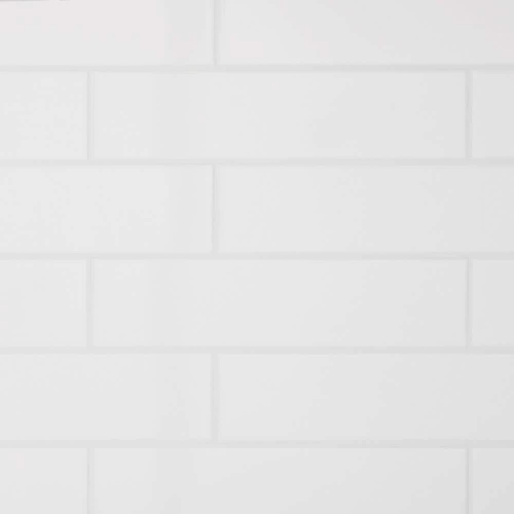 Restore 3 in. x 12 in. Ceramic Bright White Subway Tile (0.25 sq. ft./ Each) by Daltile 3 Restore 3 in. x 12 in. Ceramic Bright White Subway Tile (0.25 sq. ft./ Each) by Daltile