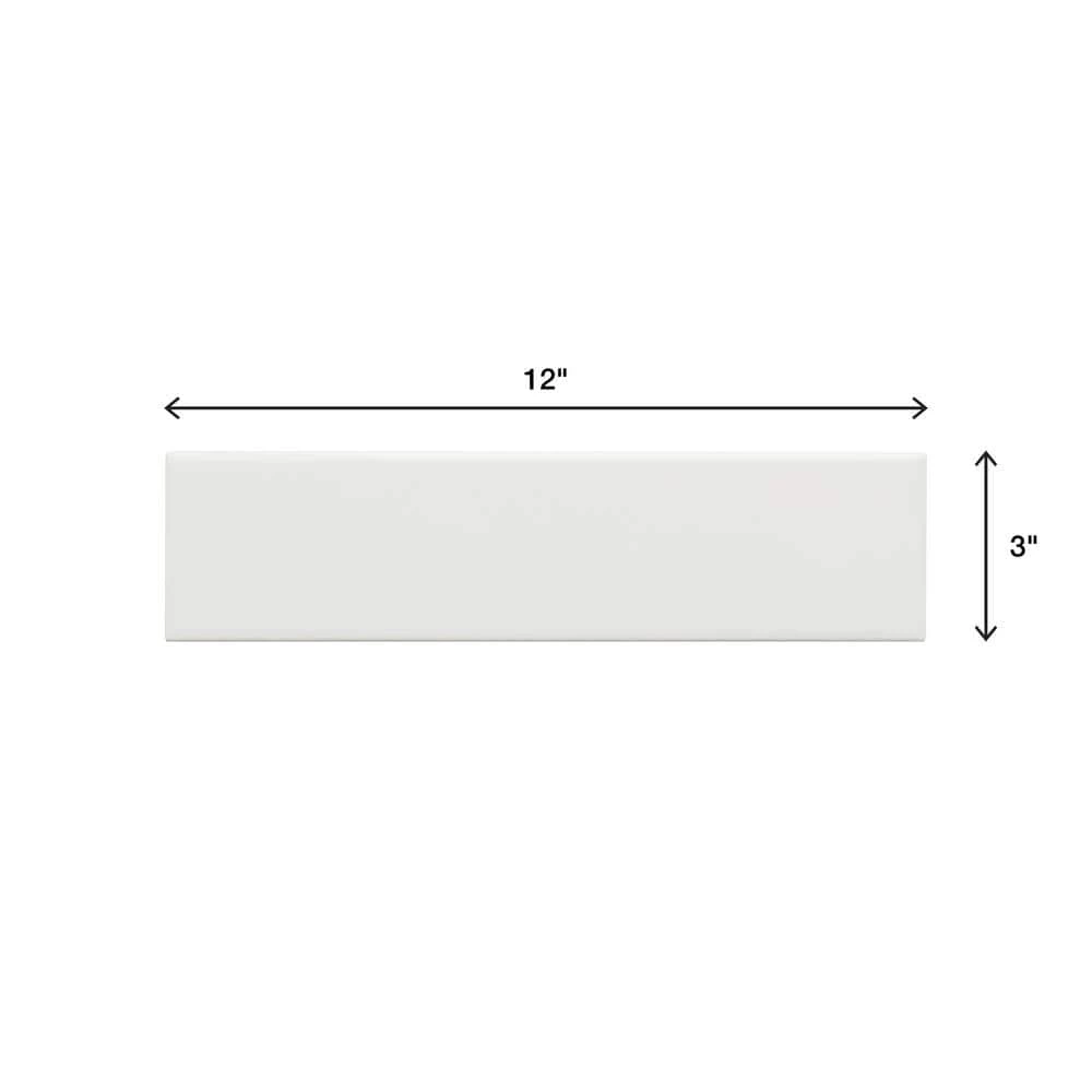 Restore 3 in. x 12 in. Ceramic Bright White Subway Tile (0.25 sq. ft./ Each) by Daltile 8 Restore 3 in. x 12 in. Ceramic Bright White Subway Tile (0.25 sq. ft./ Each) by Daltile - Image 6